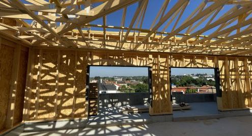 Zoom chantier résidence ORGANZA à Cholet